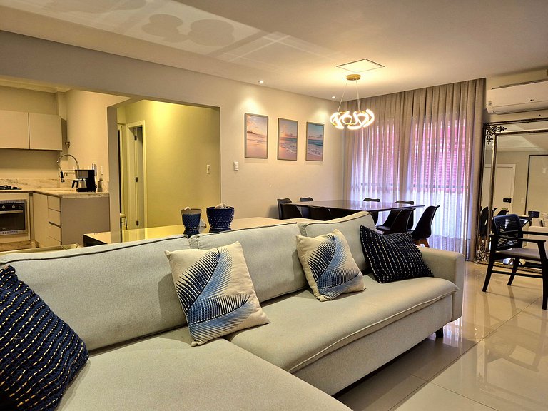 CURTA!|212| 100m da Praia | 4 Quartos | Quadra Mar