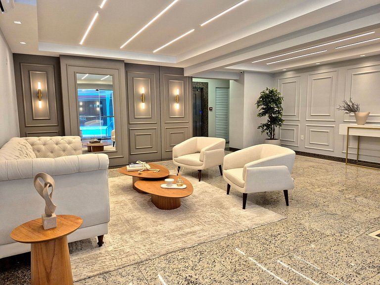 CURTA!|212| 4 Quartos |100m da Praia |Quadra Mar