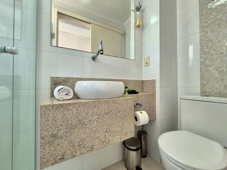 CURTA!|213| 2 Quartos| Vista Mar | Pé na Areia