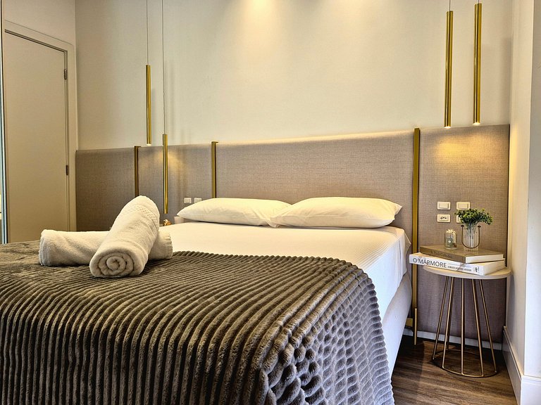 CURTA!|216|Brava Arts|2 Suítes| Sofisticada Vista