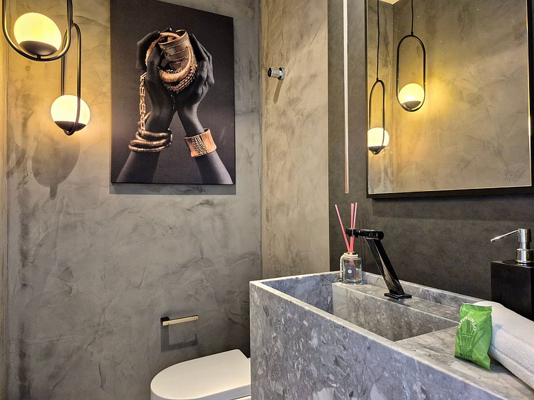 CURTA!|216|Brava Arts|2 Suítes| Sofisticada Vista