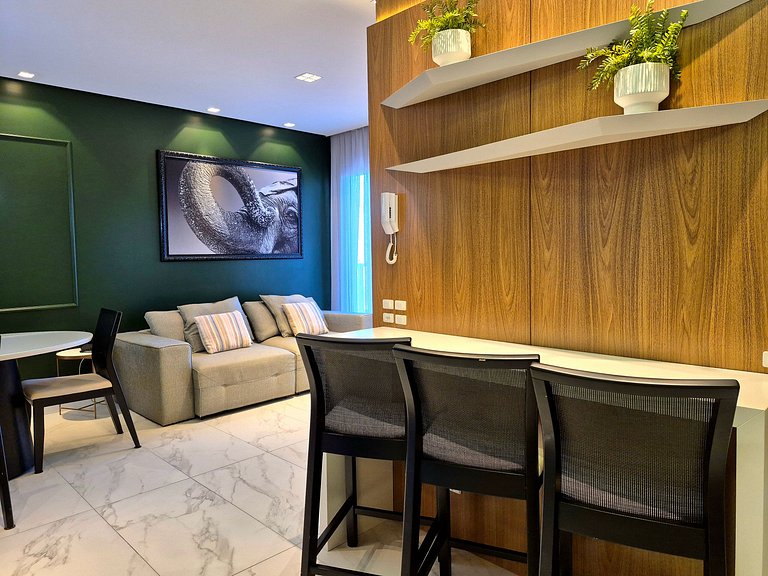 CURTA!|216|Brava Arts|2 Suítes| Sofisticada Vista