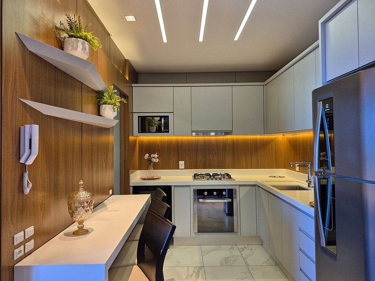 CURTA!|216|Brava Arts|2 Suítes| Sofisticada Vista