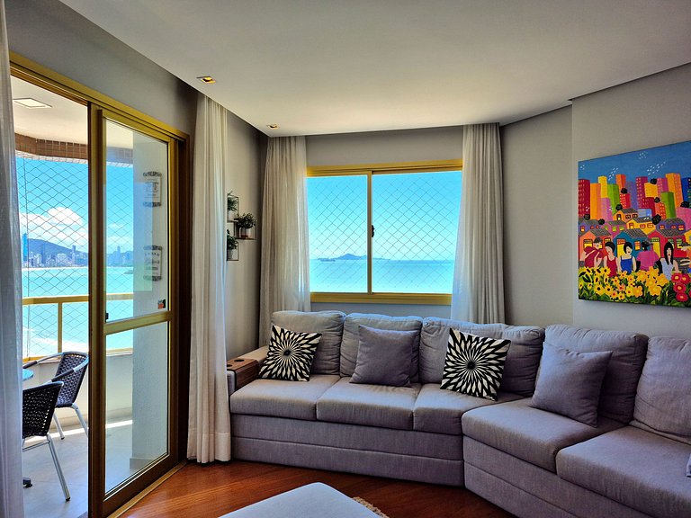 Vista Mar com Churrasqueira| 2 Quartos |CURTA156