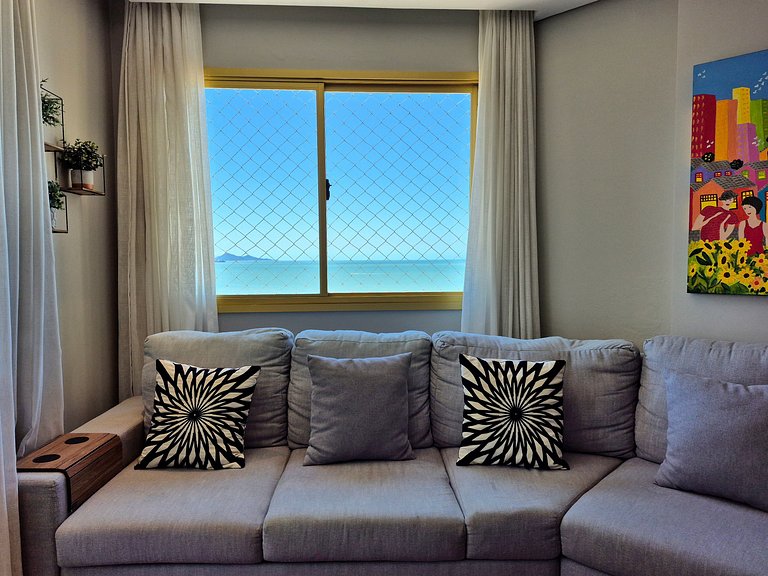 Vista Mar com Churrasqueira| 2 Quartos |CURTA156