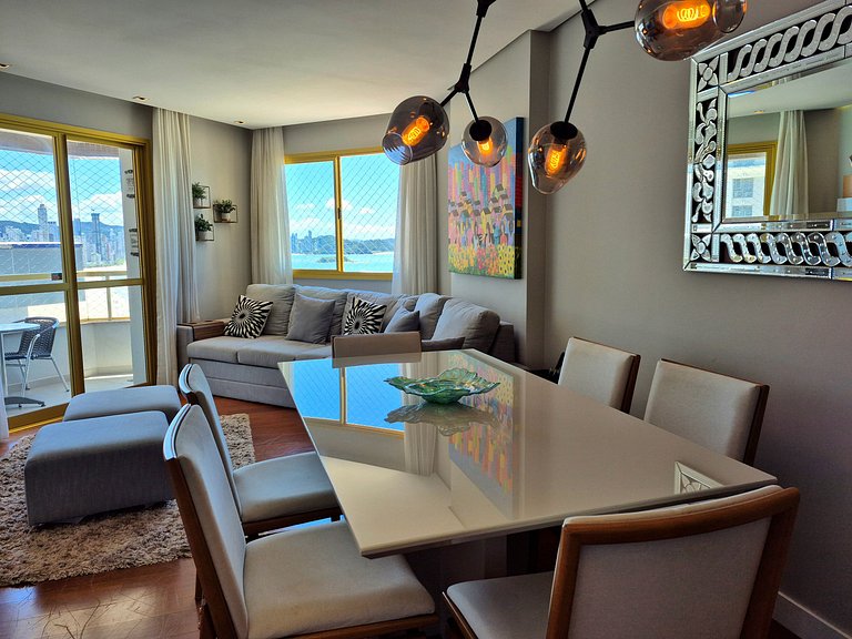 Vista Mar com Churrasqueira| 2 Quartos |CURTA156