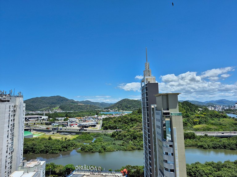 Vista Mar com Churrasqueira| 2 Quartos |CURTA156