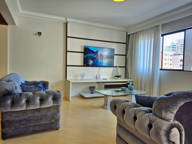 CURTA!|219| 3 Suítes| Espaçoso a 300m praia