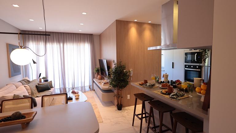 CURTA! |137| Brava Arts 2 suítes | Casal