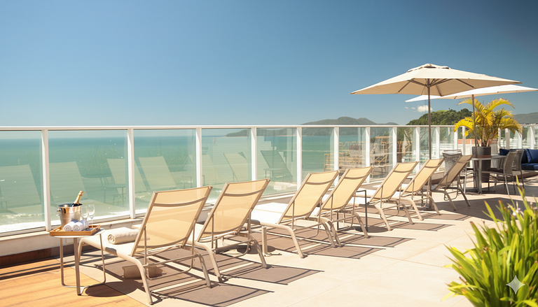 CURTA!|151| Brava Arts | 2 suítes | Vista Mar