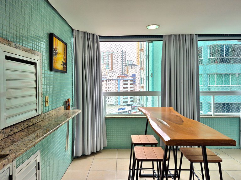 CURTA!|146| 3Q| Quadra Mar |2 Vagas |Churrasqueira