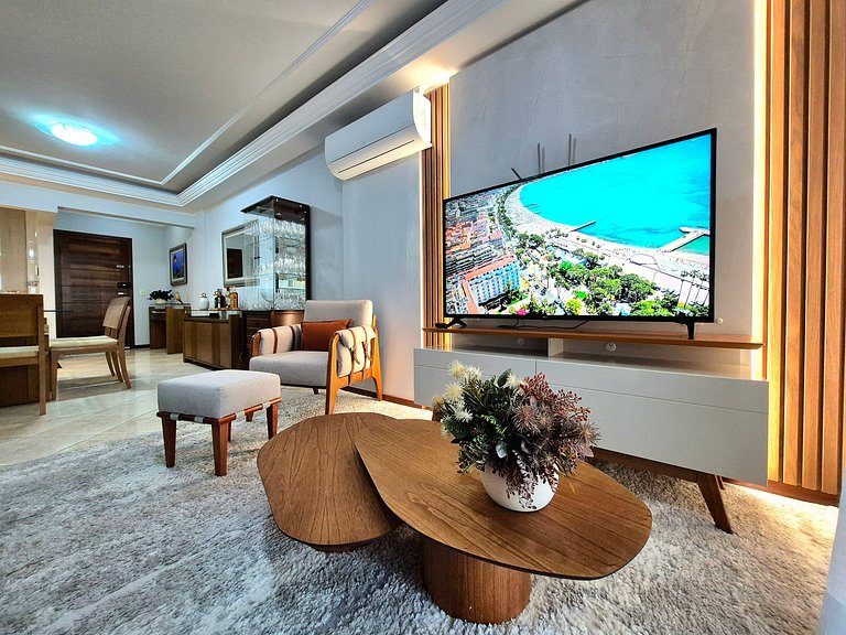 CURTA! |146| Quadra Mar | 2 Vagas | Churrasqueira