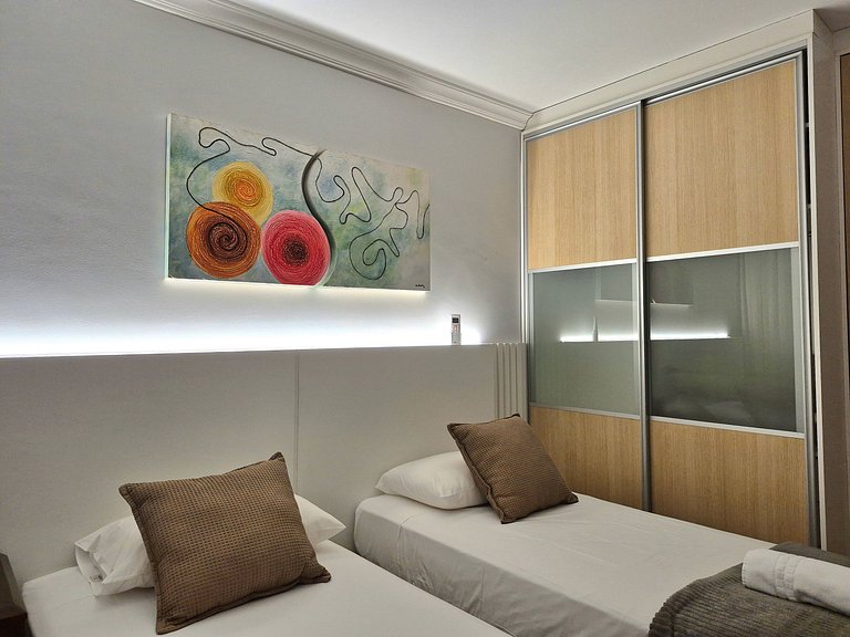 CURTA!|146| 3Q| Quadra Mar |2 Vagas |Churrasqueira