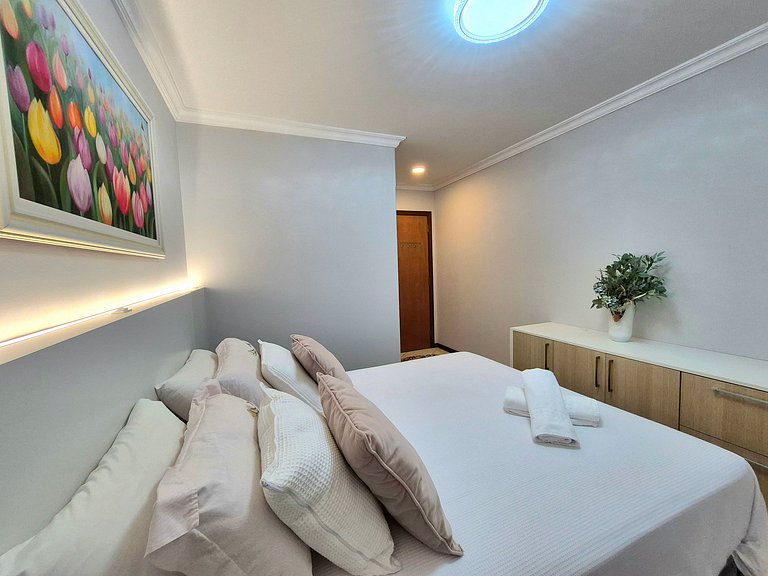 CURTA!|146| 3Q| Quadra Mar |2 Vagas |Churrasqueira