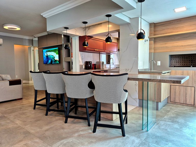 Terraço Piscina Privada Pontal Norte 2Q |CURTA224