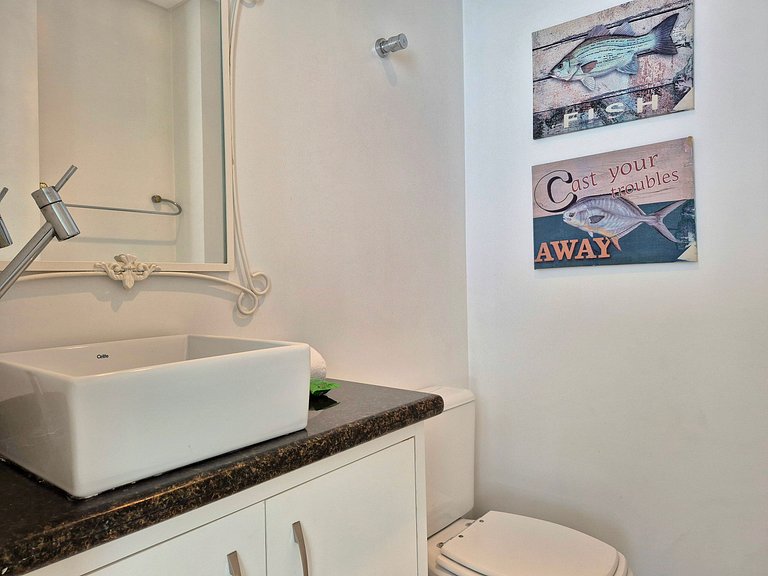 CURTA!|131| 2 Suítes | Centro | Churrasqueira