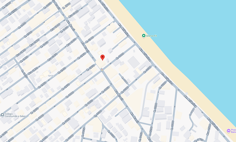 Quadra Mar Central c/ Vista Praia 2Q |CURTA232