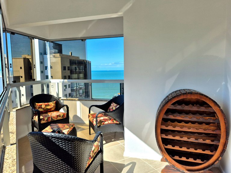 Quadra Mar Central c/ Vista Praia 2Q |CURTA232