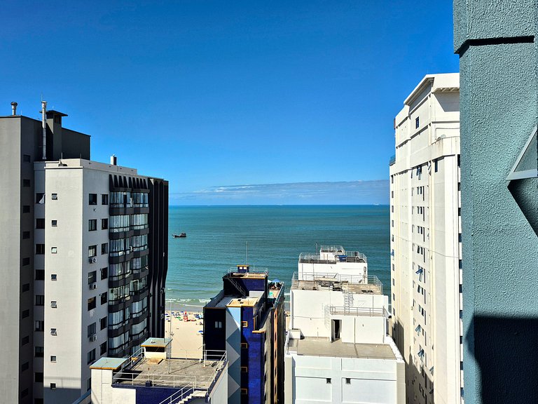 Quadra Mar Central c/ Vista Praia 2Q |CURTA232