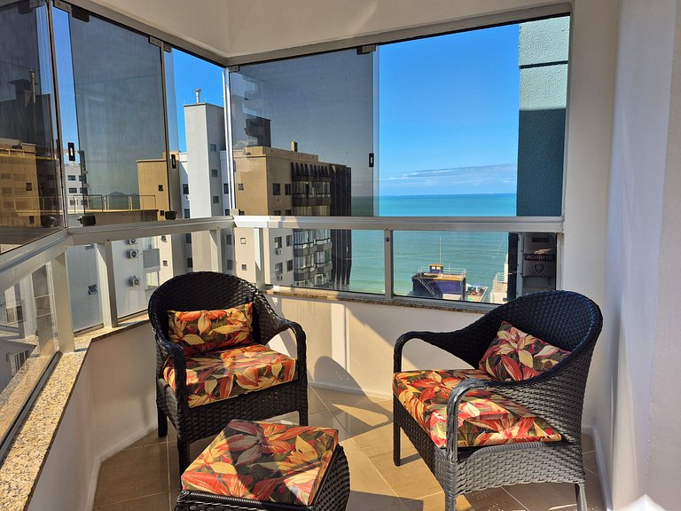 Quadra Mar Central c/ Vista Praia 2Q |CURTA232