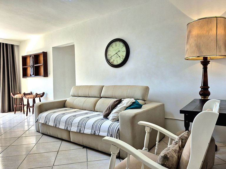 Quadra Mar Central c/ Vista Praia 2Q |CURTA232