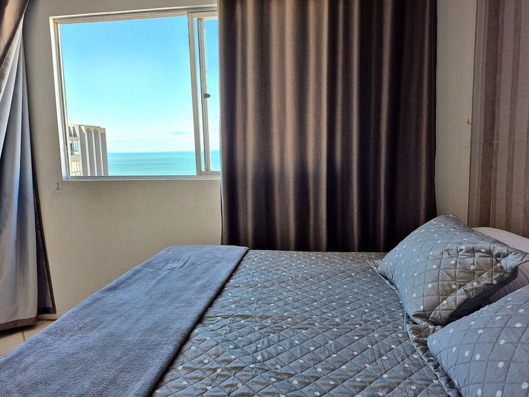 Quadra Mar Central c/ Vista Praia 2Q |CURTA232