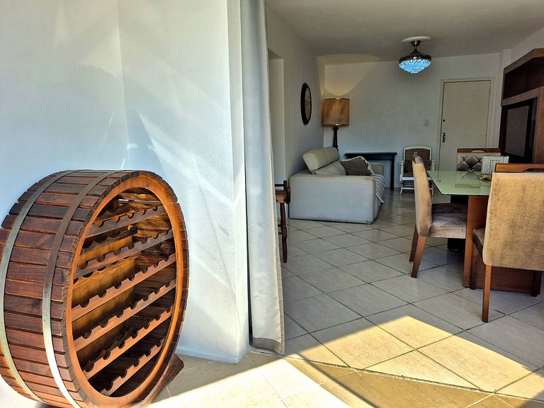 Quadra Mar Central c/ Vista Praia 2Q |CURTA232