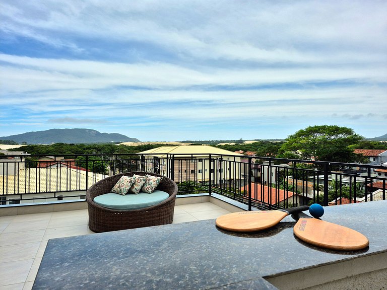 CURTA!|233| Cobertura 2Q| Área Gourmet Vista Dunas