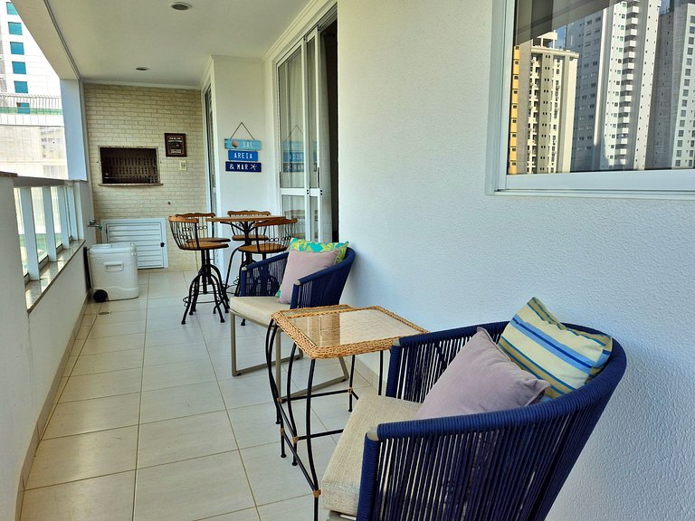 Quadra Mar 3 Quartos & Vaga |Vista Livre |CURTA235