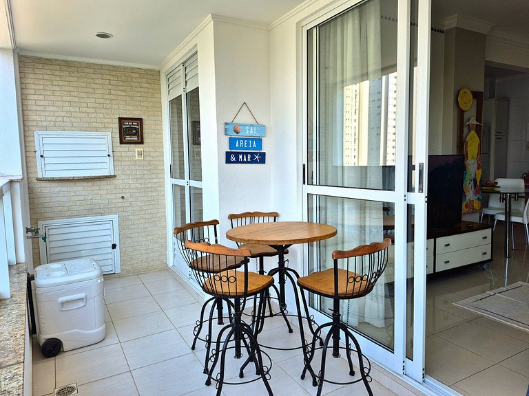 Quadra Mar 3 Quartos & Vaga |Vista Livre |CURTA235