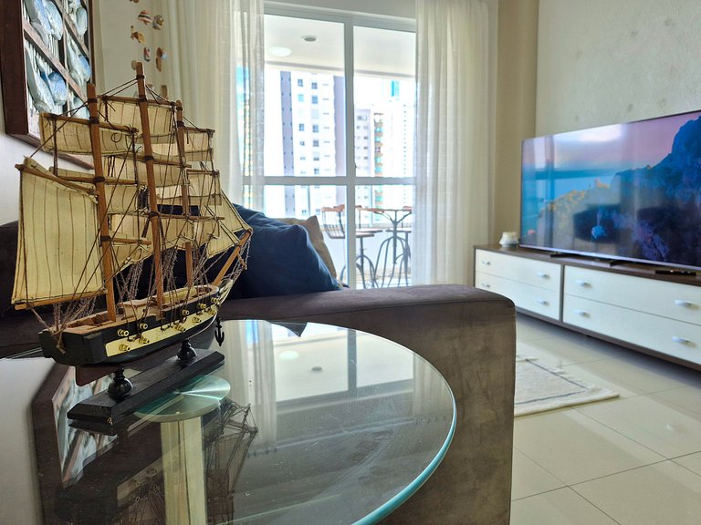 Quadra Mar 3 Quartos & Vaga |Vista Livre |CURTA235