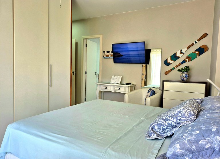 Quadra Mar 3 Quartos & Vaga |Vista Livre |CURTA235