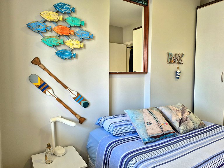 CURTA!|235| 3Q| Estilo Praia| Quadra & Vista Mar