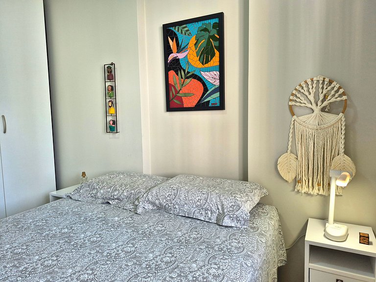 Quadra Mar 3 Quartos & Vaga |Vista Livre |CURTA235