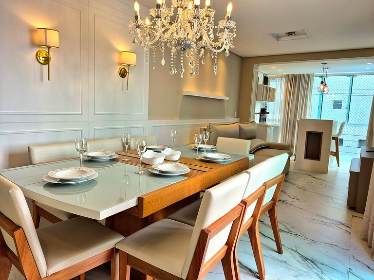 3 Suítes Elegance 150m Praia Central |CURTA238