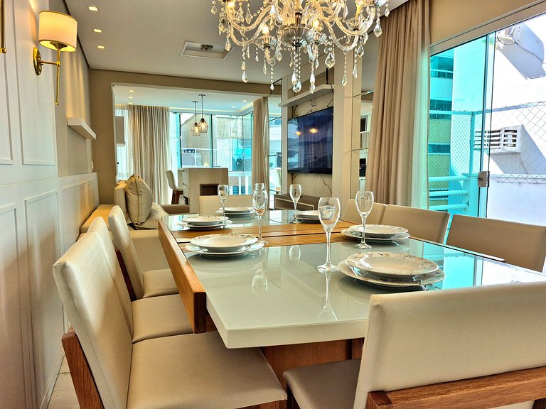 3 Suítes Elegance 150m Praia Central |CURTA238