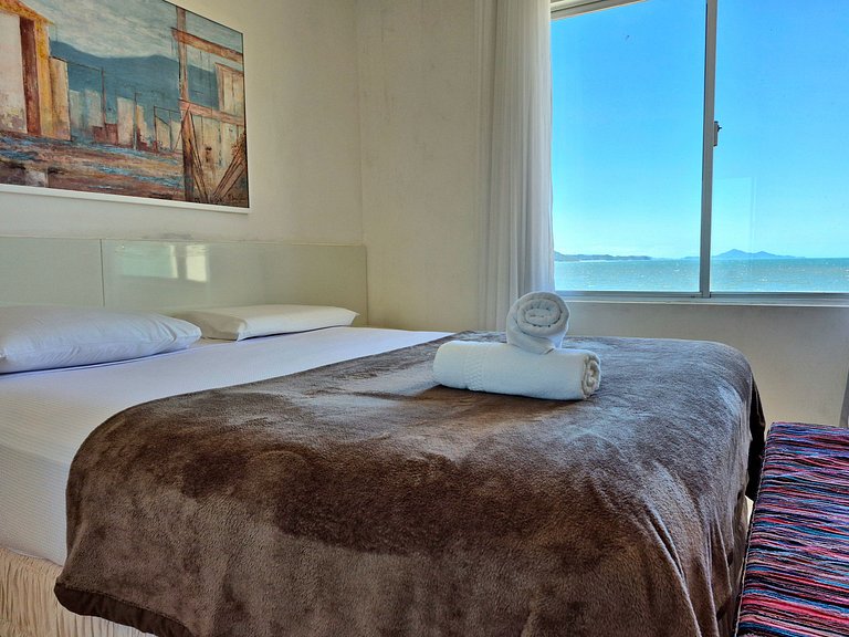 CURTA!|134| Frente Mar |2 Q |Vista Incrível