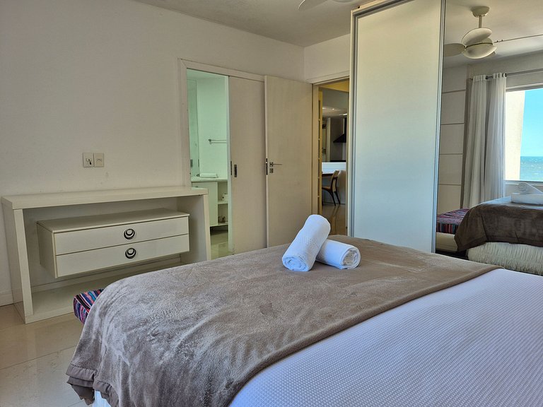 CURTA!|134| Frente Mar |2 Q |Vista Incrível