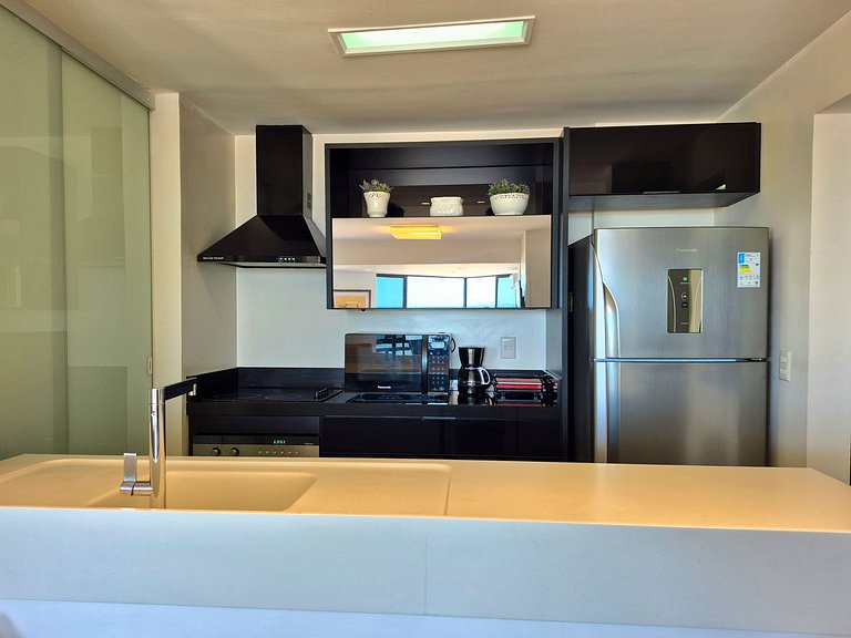 CURTA!|134| Frente Mar |2 Q |Vista Incrível