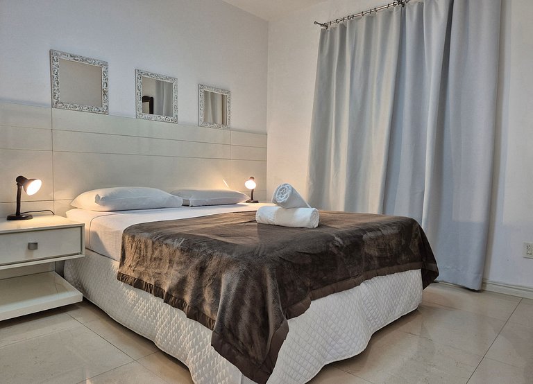 CURTA!|134| Frente Mar |2 Q |Vista Incrível